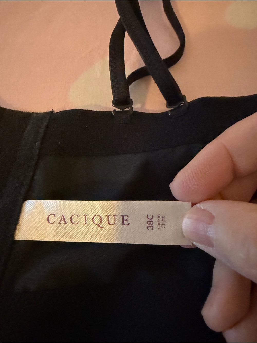 Lane Bryant Cacique Black Lace Longline Balconette Bra - Picture 15 of 16